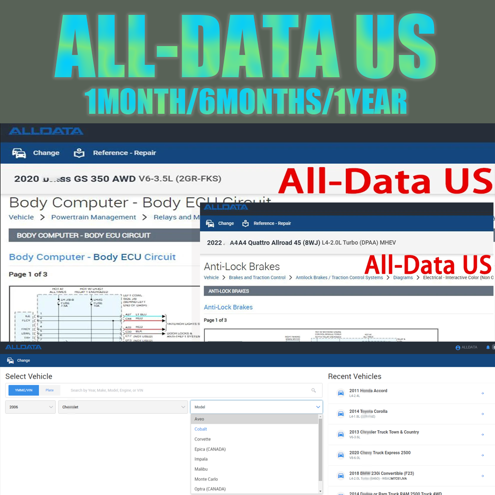Workshop Tools Diagram - Nowy konto do logowania online Alldata