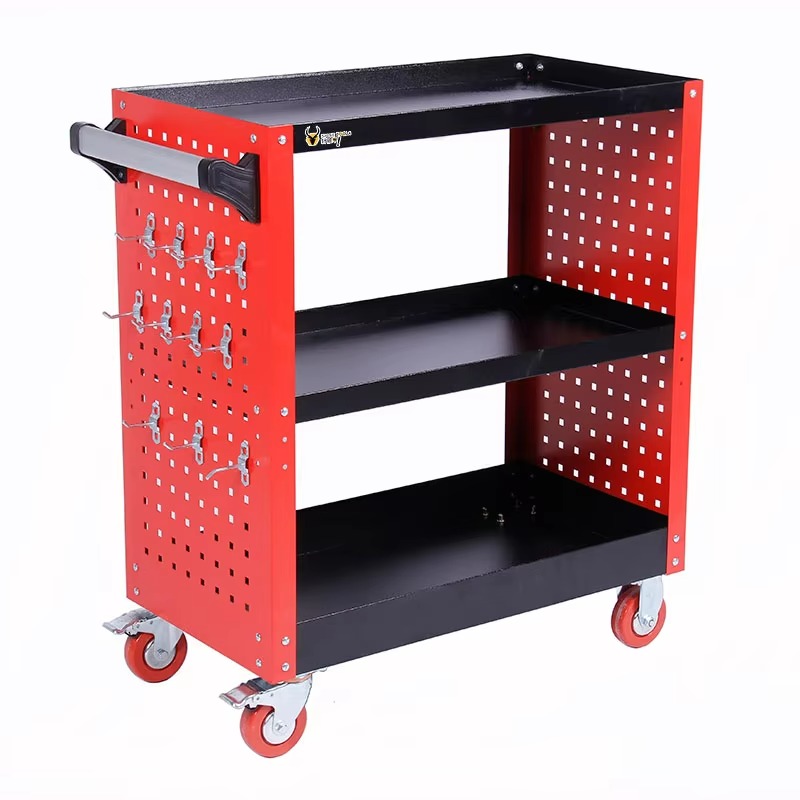 Workshop Tools Wholesale - Wózek warsztatowy 3-poziomowy z tablicą do
