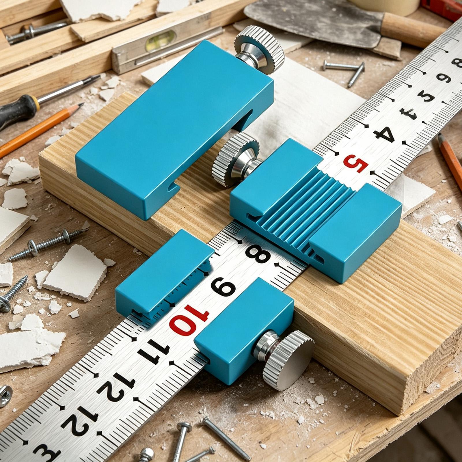 Tools For Woodworking Workshop - Narzędzia stolarskie Liniał stolarski Blok do