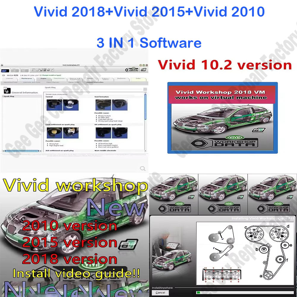 Workshop Tools Diagram - Vivid 2018, Vivid 2015, Vivid 2010,