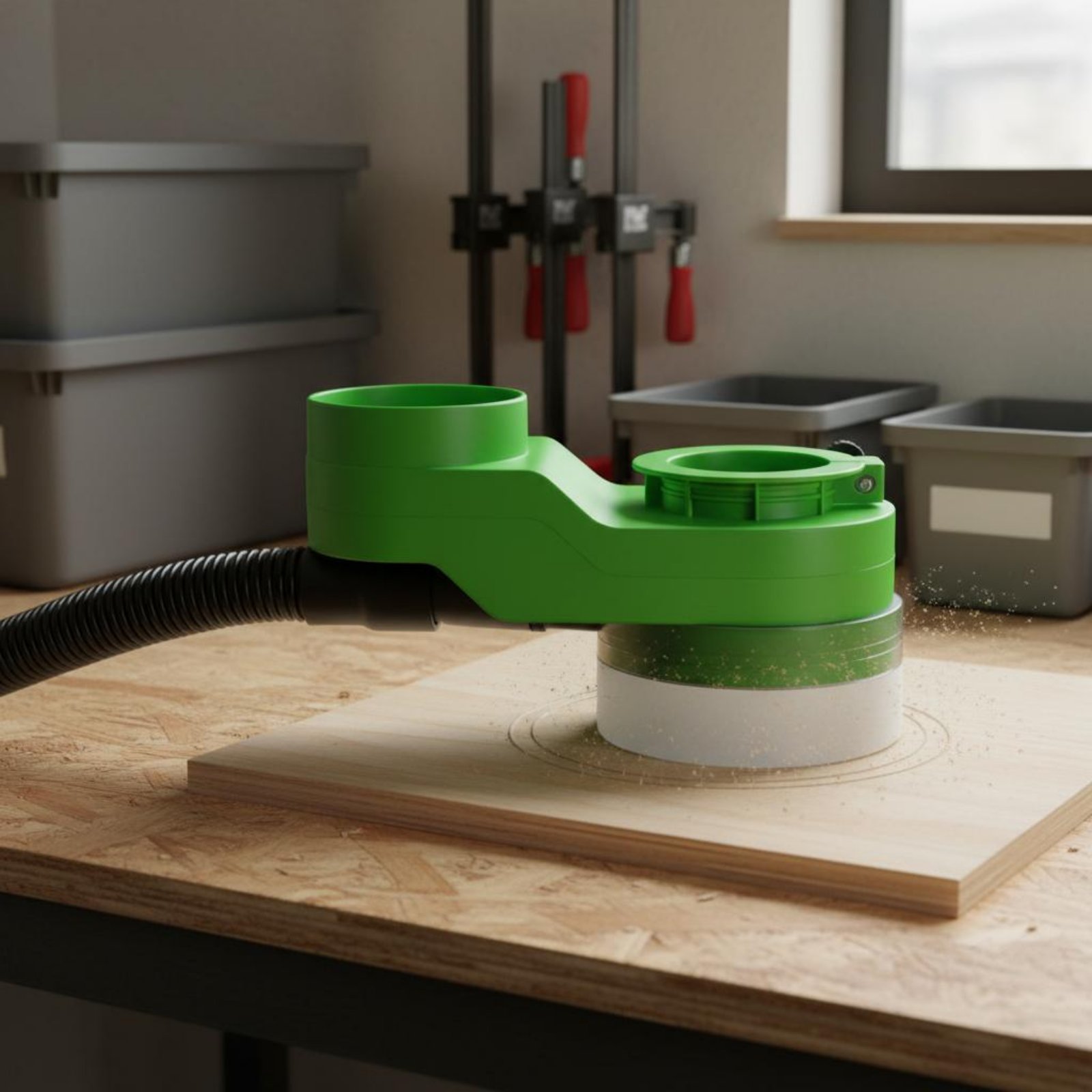 Osłona przeciwpyłowa wrzeciona – Tools For Woodworking Workshop recenzja i cena
