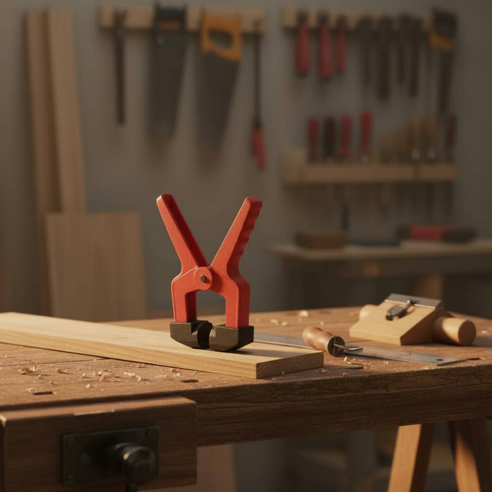 Zacisk trójkątny, zacisk czerw – Tools For Woodworking Workshop recenzja i cena