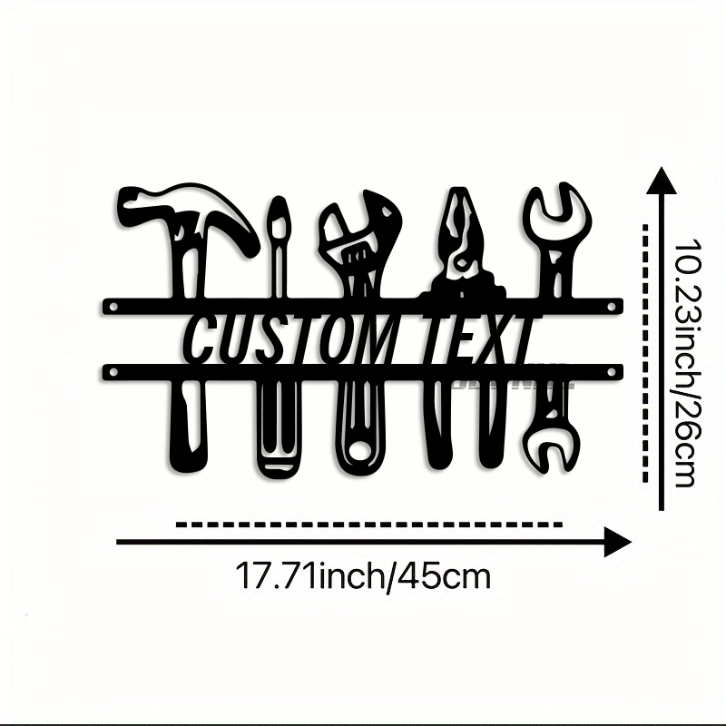 DIY Metalowa Dekoracja Ścienna – Workshop Tools And Names recenzja i cena