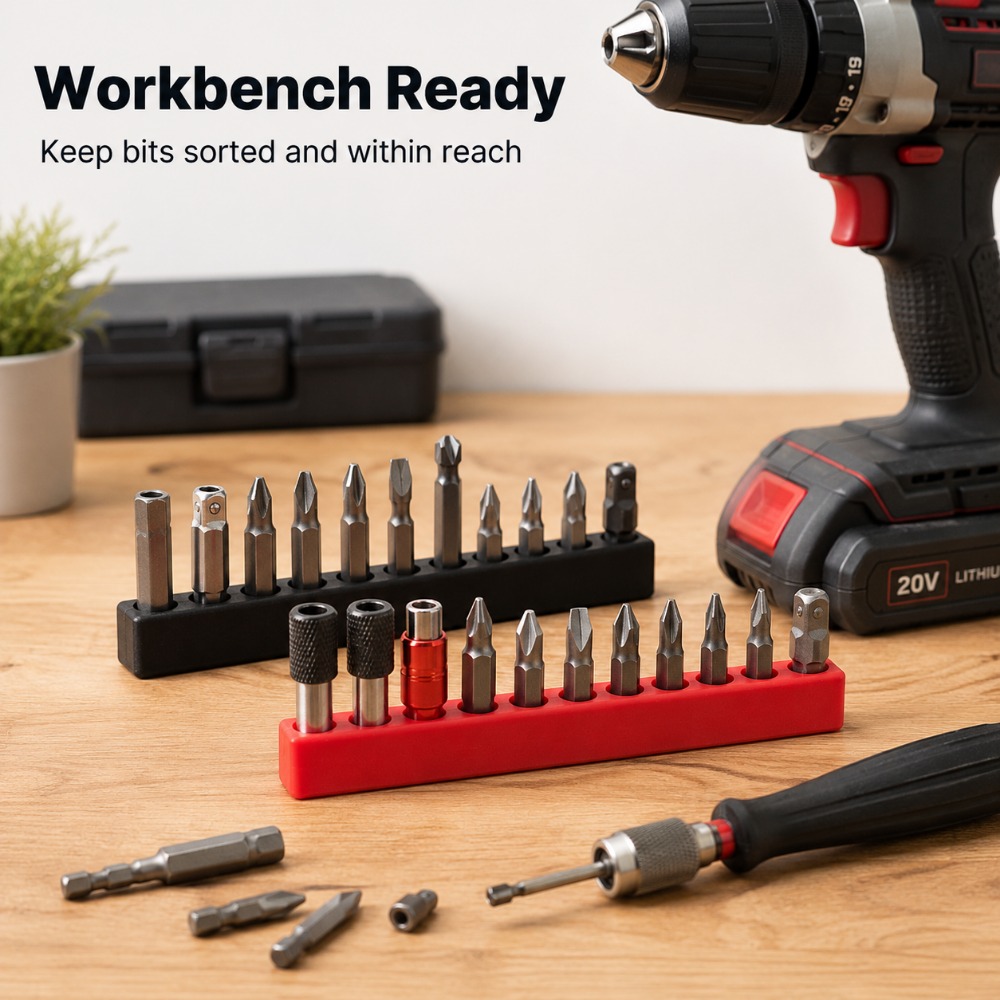 Pojemniki na bity do wkrętarek – Workshop Tools Used recenzja i cena