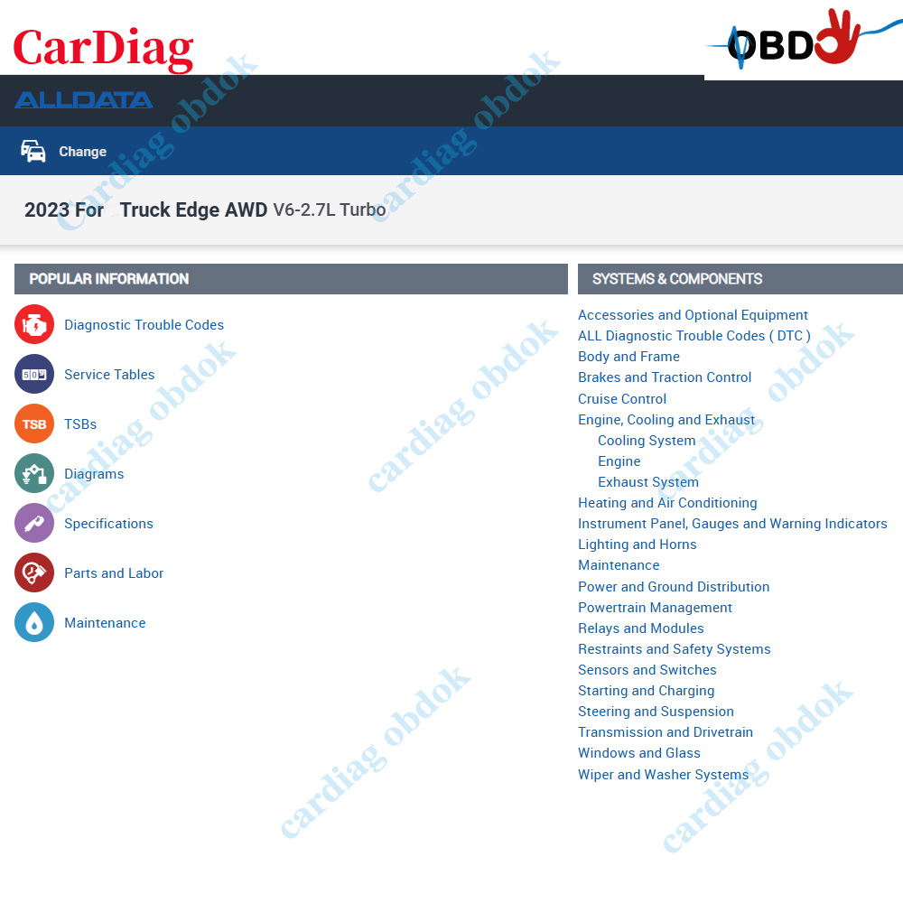 Oprogramowanie Alldata US Onli – Workshop Tools Diagram recenzja i cena